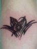 butterfly and tribal