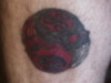 skull yin yang